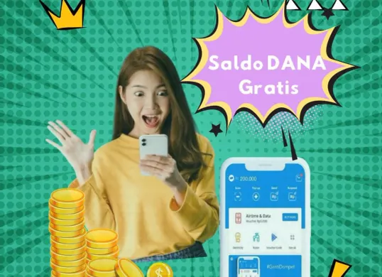 Cara dapatkan saldo DANA gratis melalui aplikasi penghasil uang. (Sumber: Poskota/Risti Ayu Wulansari)