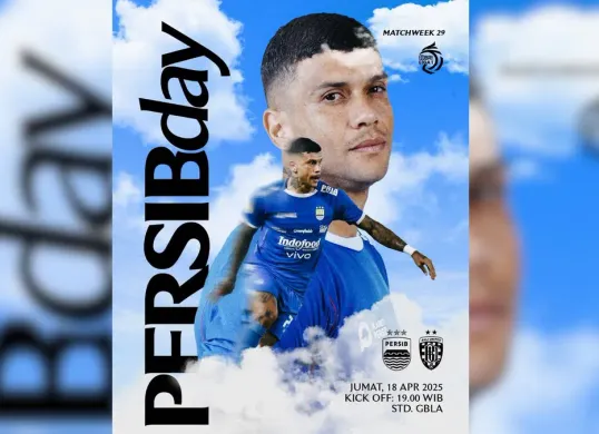 Tonton live streaming Persib Bandung vs Bali United di pekan 29 BRI Liga 1 2024/2025. (Sumber: Instagram @persib)