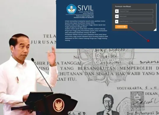 Viral ijazah Jokowi asli atau palsu, begini cara cek ijazah online di web Kementerian Pendidikan.