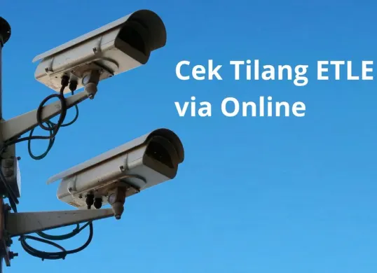 Cara cek tilang ETLE via online. (Canva)