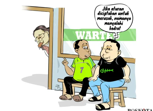 Obrolan Warteg: Otak Atik Aturan (Sumber: Poskota/Arif Setiadi)