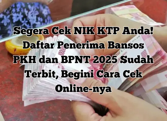 Cara cek status penerima bansos secara online hanya dengan menggunakan NIK KTP melalui situs resmi dan aplikasi Cek Bansos Kemensos. (Sumber: Poskota/Yusuf Sidiq)