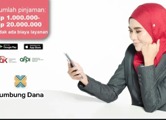 Syarat dan cara pengajuan Rp20 juta di pinjol Lumbung Dana yang tanpa biaya layanan. (Sumber: Dok/Lumbung Dana)