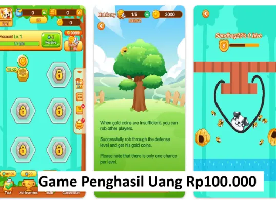 Dapat uang Rp100.000 dari game penghasil uang Low Go. (Sumber: play.google.com/LowGo)