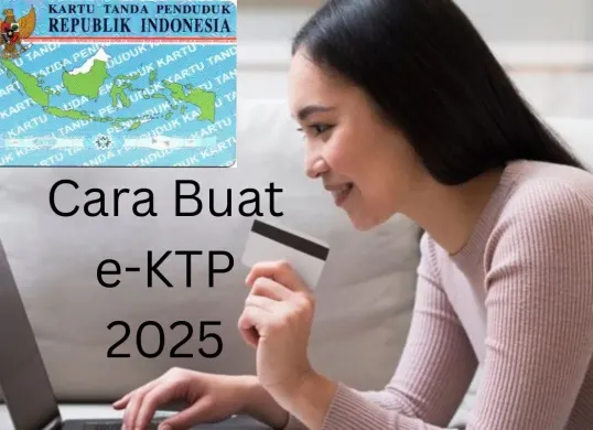 Berikut cara membuat e-KTP 2025 lewat HP. (Sumber: Poskota/Gabriel Omar Batistuta)