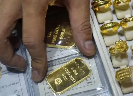 Harga emas Antam tidak berubah pada Jumat 24 April 2026. 
(Sumber: Pinterest)