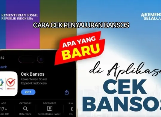 Cara cek penyaluran bansos BPNT Rp600.000 tahap 2 periode 2025 melalui aplikasi Cek Bansos. (Canva)