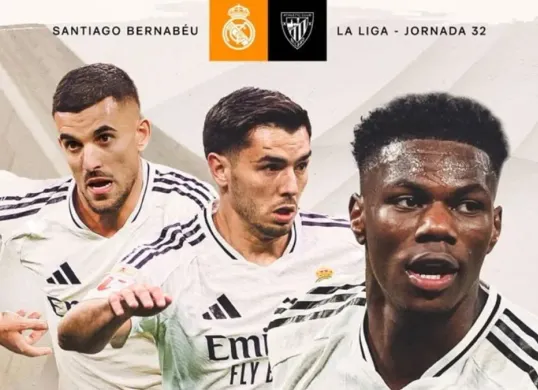 Tonton live streaming Real Madrid vs Bilbao di pekan ke-32 La Liga 2024/2025 (Sumber: Instagram @realmadrid)