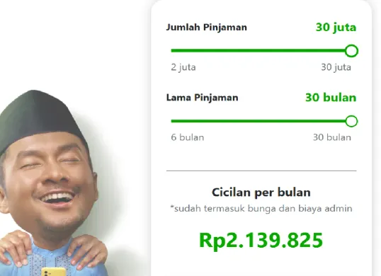 Ajukan pinjaman di Tunaiku untuk dapatkan dana Rp30 juta dengan tenor cicilan panjang sampai 30 bulan. (Sumber: Tangkap Layar tunaiku.com)