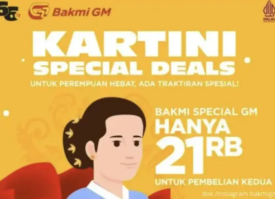 Promo Kartini Bakmi GM, makan hemat bareng sahabat hanya Rp 21.000-an (Sumber: Dok/Bakmi GM)