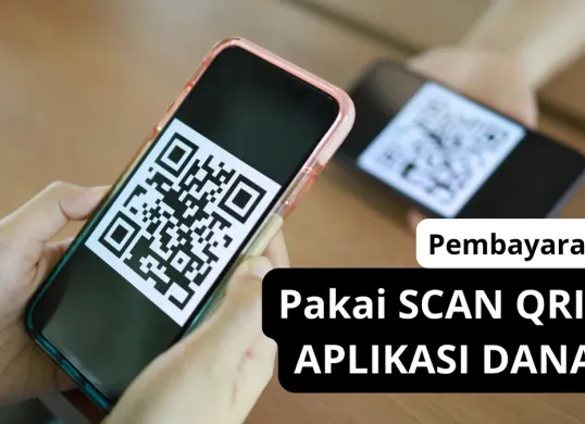 Cara mudah pembayaran pakai scan QRIS aplikasi DANA. (Canva)