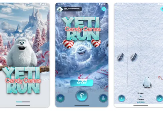 Game penghasil uang Yeti Run berikan kesempatan dapatkan saldo gratis hingga Rp100.000. (Sumber: Google Play Store/Yeti Run)