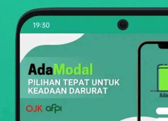 Tampilan aplikasi pinjol Ada Modal. (Sumber: Play Store)