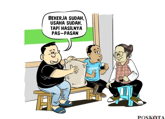 Obrolan Warteg: Stok Aman, Harga Terkendali (Sumber: Poskota/Arif Setiadi)