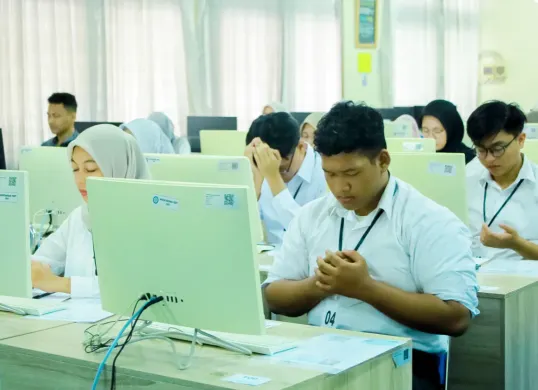 Cara curang peserta UTBK 2026 di Undip. (Sumber: UNAIR)