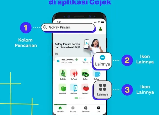 Cara pinjam uang di GoPay Rp1 juta cair mudah, berikut ulasannya. (Sumber: gojek.com)