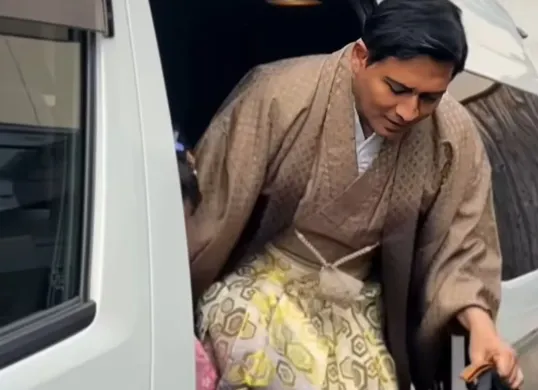 Bupati Indramayu Lucky Hakim saat liburan ke Jepang. (Sumber: tangkapan layar)