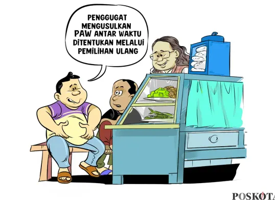 Obrolan Warteg: Pergantian Antarwaktu Digugat (Sumber: Poskota/Arif Setiadi)