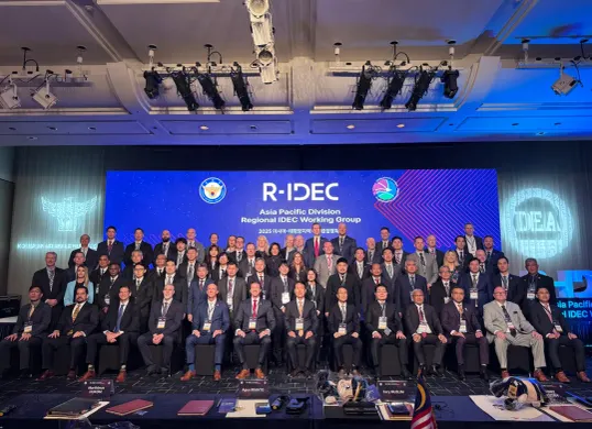 BNN RI hadir dalam acara Asia Pacific Division Regional IDEC Working Group yang berlangsung di The Westin Josun Busan, Korea Selatan.
