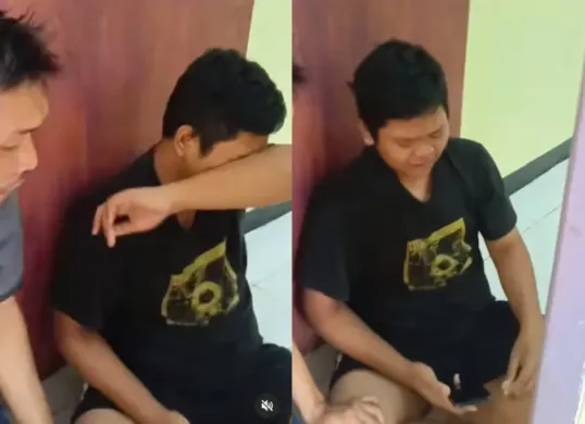 Tangis bocah SMP di Bandung mengurus ayahnya yang meninggal dunia sendirian. (Sumber: Tangkap Layar Instagram/@infokrw)