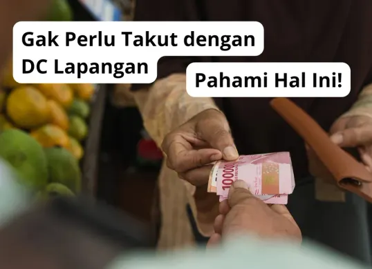 Galbay di aplikasi daring atau pindar risiko akan didatangi oleh pihak DC lapangan. (Canva)