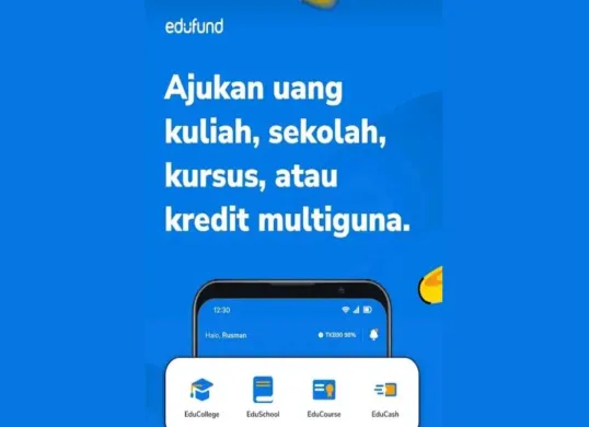 Ilustrasi pinjaman daring Edufund. (Sumber: Play Store/Edufund)