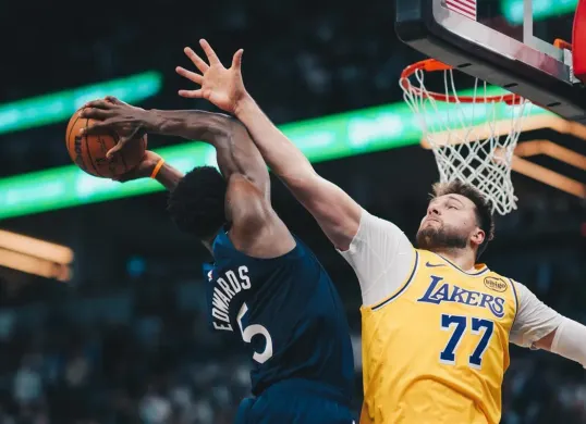 Hasil playoff NBA 2025, Minnesota Timberwolves vs LA Lakers. (Sumber: Instagram @timberwolves)