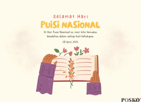 Hari Puisi Nasional Diperingati 28 April: Sejarah, Makna, dan Perbedaan dengan Hari Puisi Indonesia (Sumber: Canva/Tempcraft/Edited Muhammad Ibrahim)