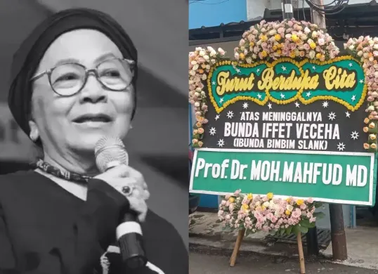 Mahfu MD menyampaikan belasungkawa atas kepergian Bunda Iffet. (Sumber: X/@mohmahfudmd)
