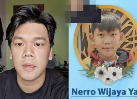 Nerro, seorang santri yang belajar di Ponpes Kampung Quran Al Muawanah, ditemukan meninggal dunia dengan cara yang sangat mencurigakan. (Sumber: TikTok/@kittychichabf)