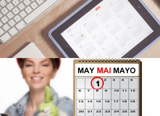 Ilustrasi hari libur nasional dan cuti bersama pada periode Mei - Juni 2025, dimulai dengan May Day. (Sumber: Pixabay)