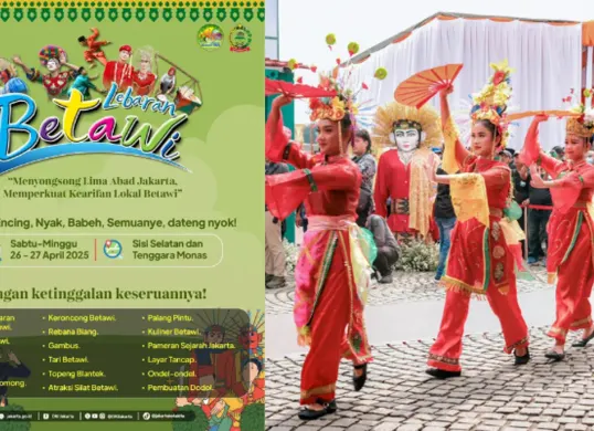 Pemprov DKI selenggarakan Lebaran Betawi 2025 dengan tema 'Menyongsong 5 Abad Jakarta'. Simak jadwal lengkap acara budaya di Monas hari ini! (Sumber: X/@DKIJakarta)