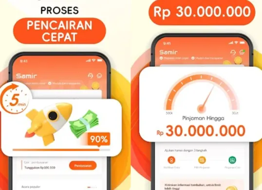 Ilustrasi pinjaman daring (pindar) dengan limit Rp30 juta. (Sumber: Poskota/Dzikri)