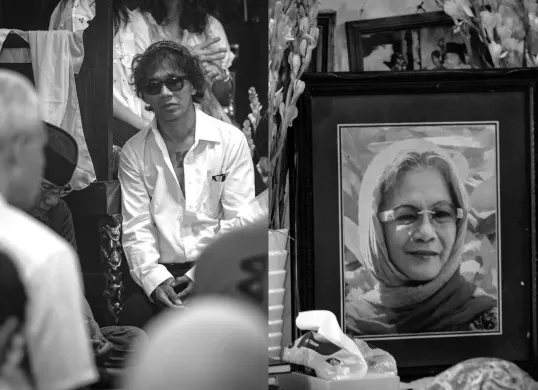 Ganjar Pranowo hadiri pemakaman Bunda Iffet dan sampaikan salam perpisahan kepada Ibu Bimbim Slank tersebut. (Sumber: X/@ganjarpranowo)