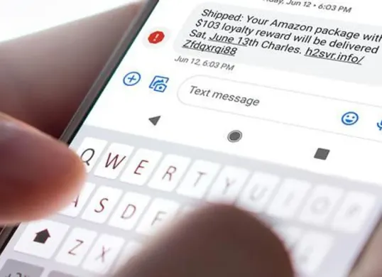 SMS spam iklan pinjaman online (pinjol) kini menjadi masalah yang kian meluas di kalangan pengguna ponsel. (Sumber: Pinterest)