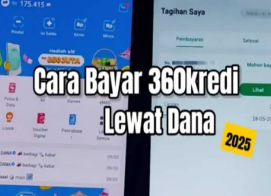 Pembayaran cicilan 360Kredi kini lebih praktis lewat aplikasi DANA, tanpa perlu keluar rumah atau ke ATM. (Sumber: YouTube/Vic Project Continue)