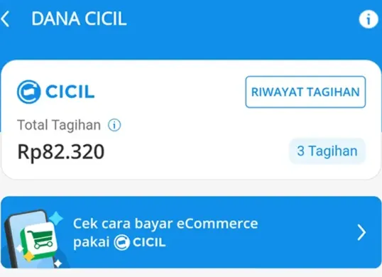 Ilustrasi penggunaan aplikasi DANA untuk cicilan digital. (Sumber: Dok/DANA Indonesia)