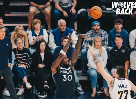 Hasil pertandingan playoff NBA 2024, Timberwolves vs Lakers. (Sumber: Instagram @timberwolves)