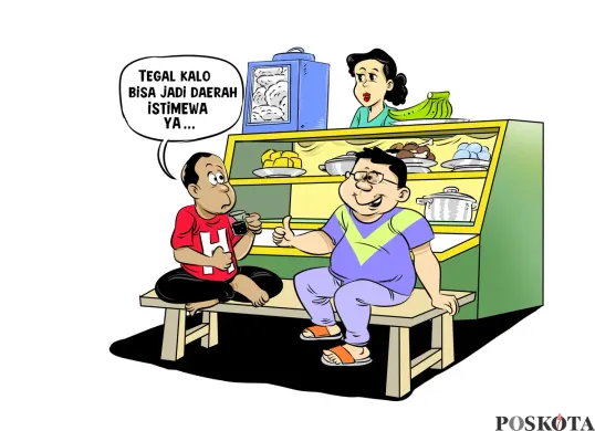 Obrolan Warteg: Daerah Istimewa, Komen Wamensesneg Keren (Sumber: Poskota/Arif Setiadi)