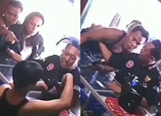 Sejumlah pria diduga anggota ormas melakukan aksi premanisme memalak warung miras di Purbalingga. (Sumber: Tangkap Layar Instagram/@medsos_rame)