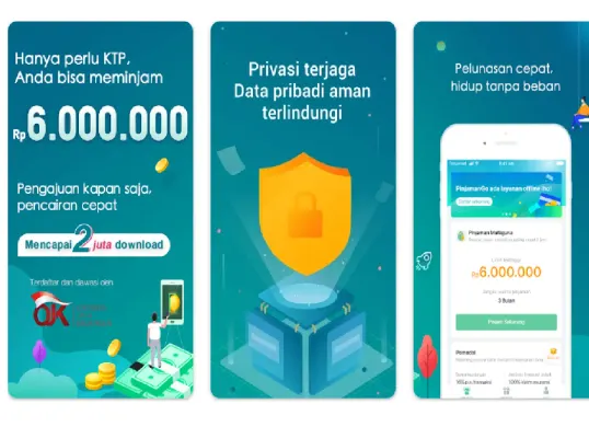 Ajukan pinjaman dapatkan dana pinjaman sampai RP6 juta dari PinjamanGo. (Sumber: Google Play Store/PinjamanGo)