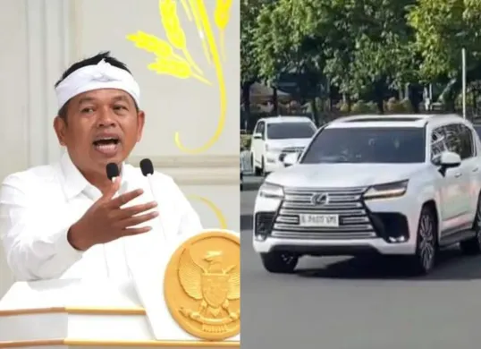 Dedi Mulyadi pastikan mobil mewahnya sudah taat pajak dan pakai plat D.