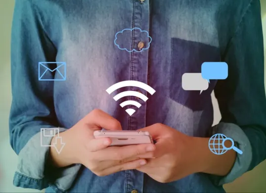 Cara sambung WiFi melalui scan barcode. (Sumber: Pinterest)