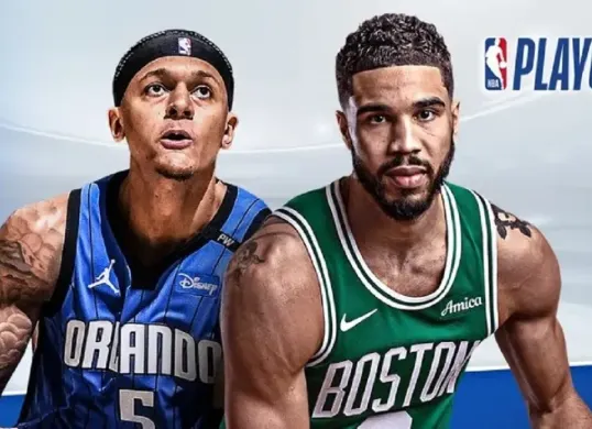 Streaming Boston Celtics vs Orlando Magic. (Foto: Vidio)