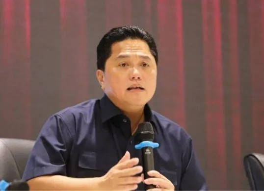 Erick Thohir disebut akan jadi Menpora baru menggantikan Dito Ariotedjo.  (Sumber: PSSI)