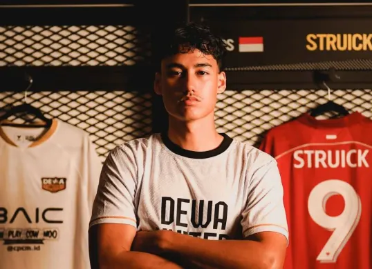 Dewa United Banten FC memimpin klasemen nilai pasar (Sumber: Instagram/@rafaelstruick)