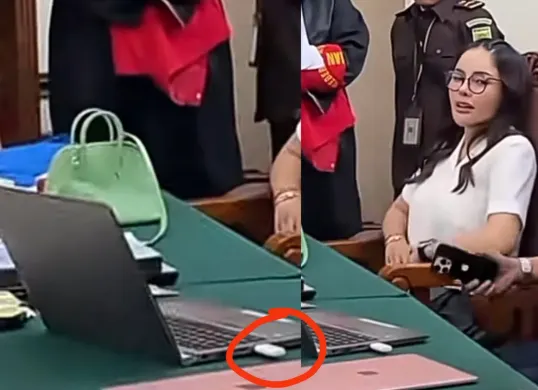 Isi bukti rekaman dalam USB yang diserahkan Nikita Mirzani jadi sorotan publik. (Sumber: TikTok/@bella_3915)