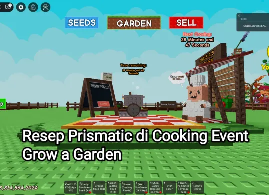 Resep prismatic salad di Cooking Event Grow a Garden. (Sumber: Grow a Garden Fandom)