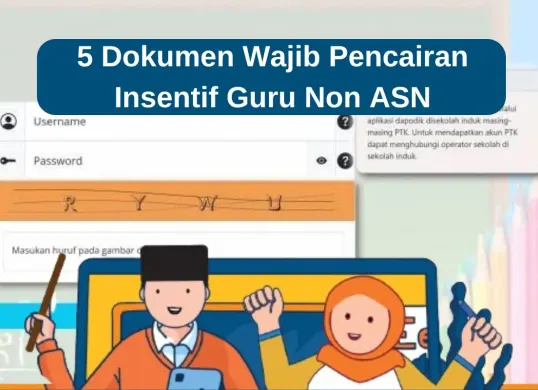 Info penting, guru non ASN siapkan 5 dokumen ini untuk pencairan insentif. (Sumber: Istimewa)