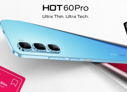 Infinix Hot 60 Pro, HP tipis harga terjangkau. (Sumber: infinix)